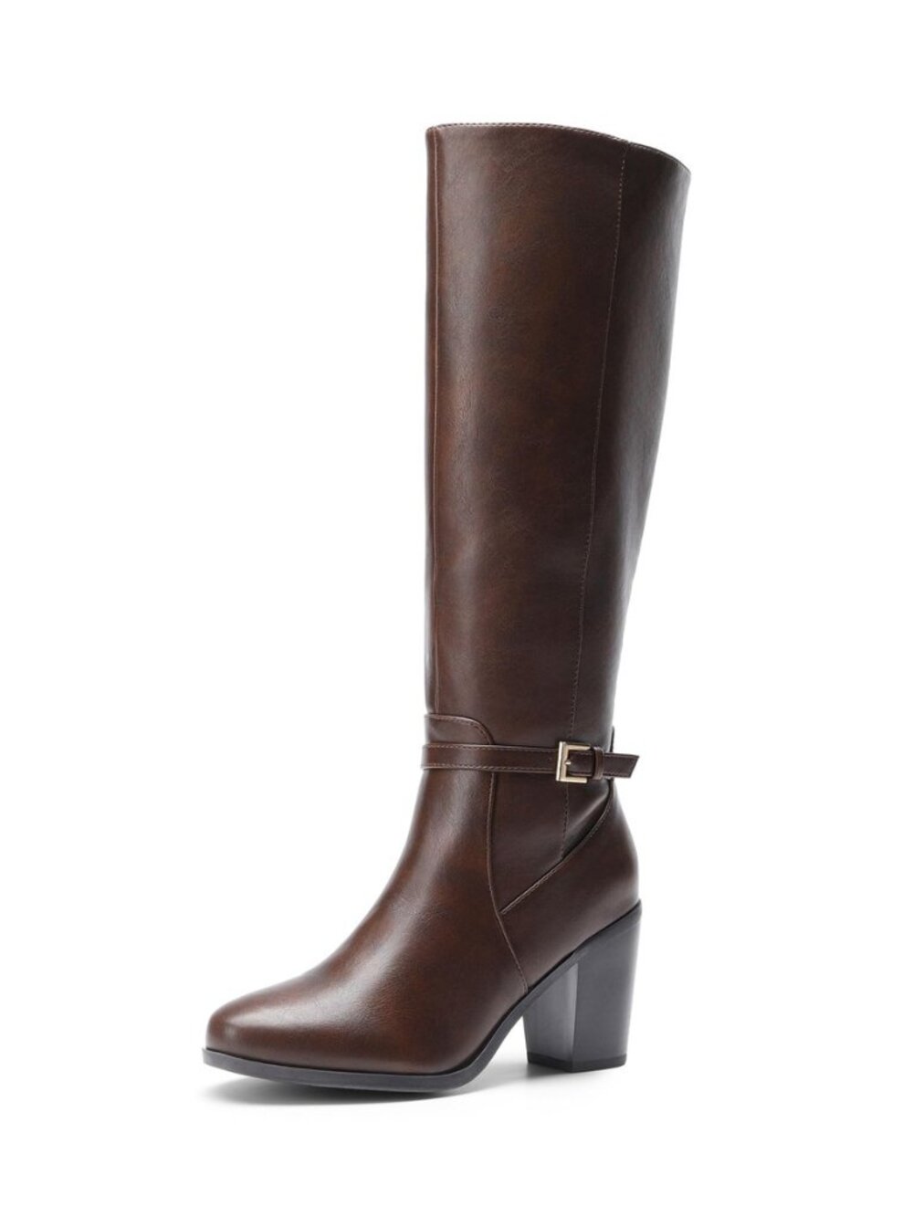 Women Comfortable Chunky Knee-High Boots